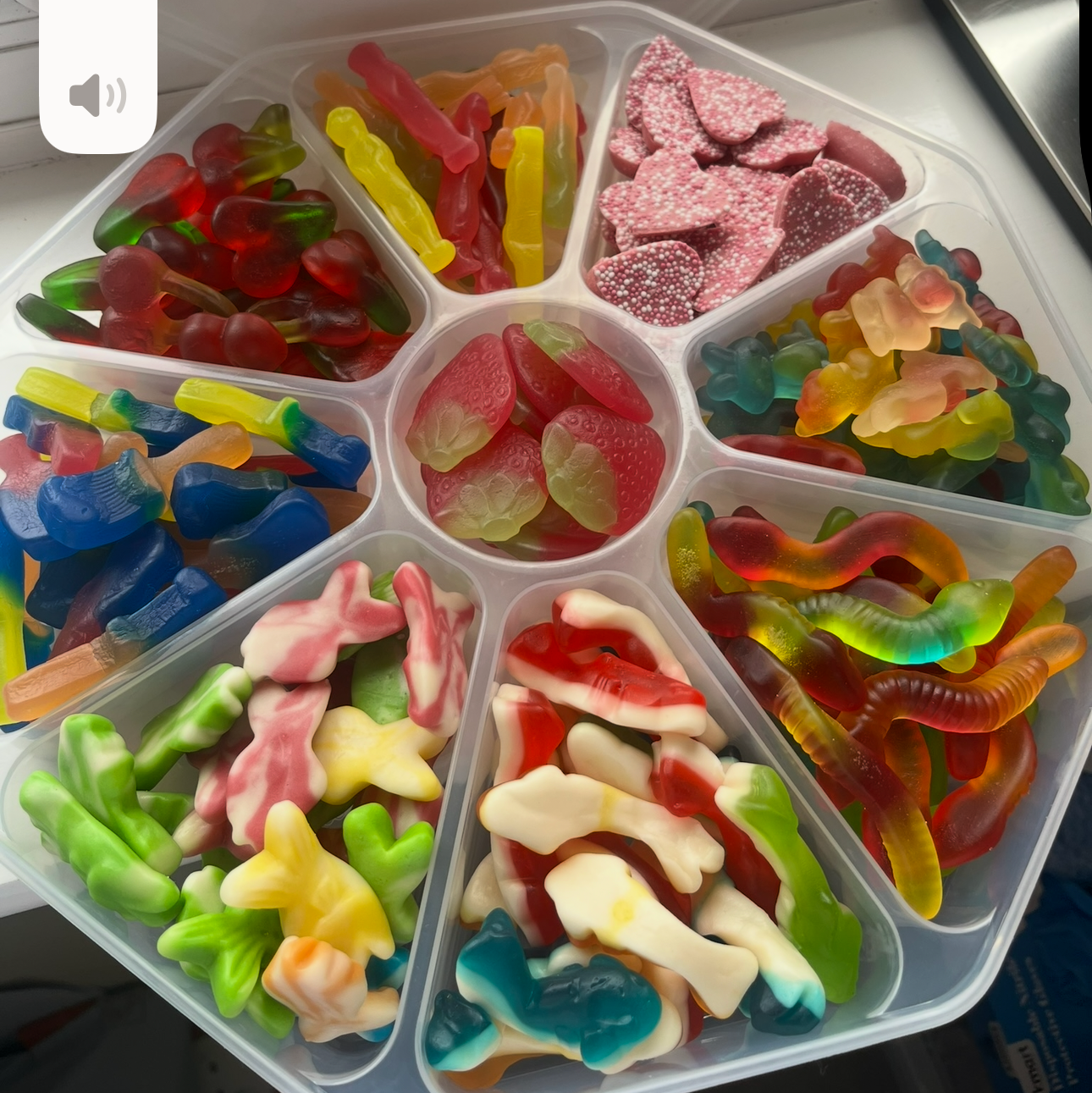 9 Section Sweet Platter