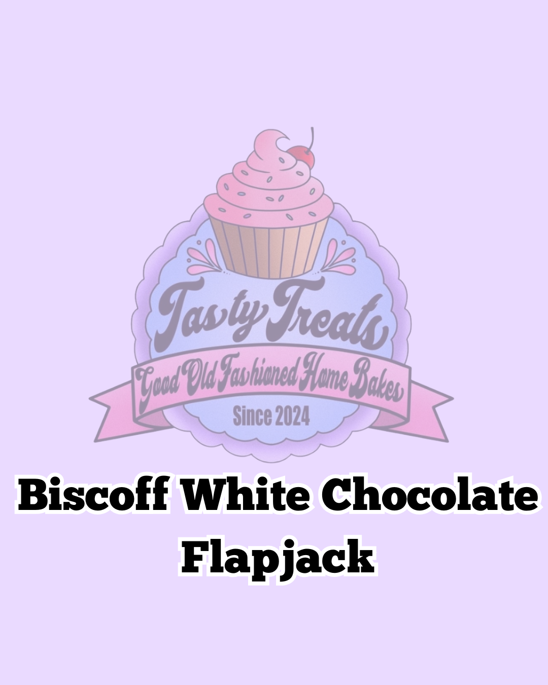 Biscoff White Chocolate Flapjack
