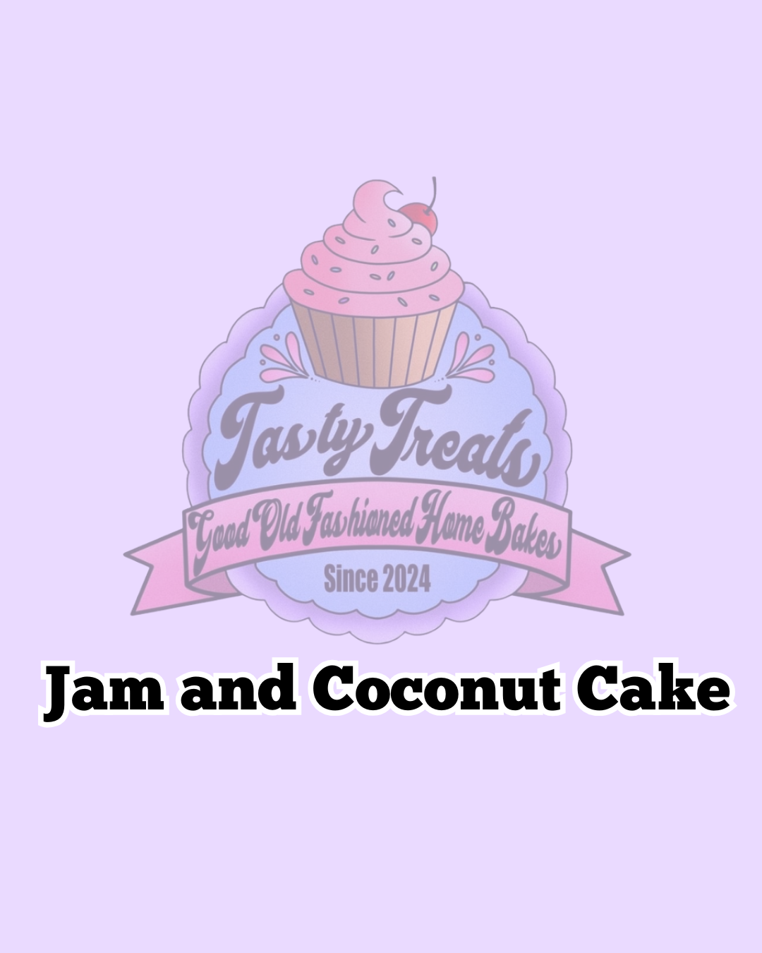 Jam and Coconut Cake
